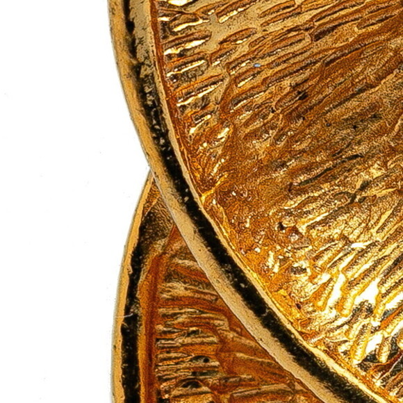 Chanel Quilted CC Logo Brooch Metal Brooch in Good condition - Picture 5 of 8